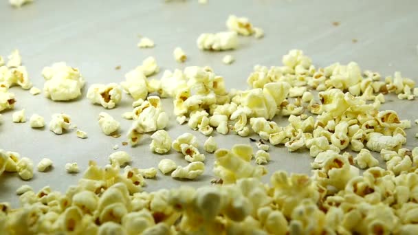 Popcorn Tossed Shot High Speed Camera 1080P Slow Motion — Vídeo de Stock