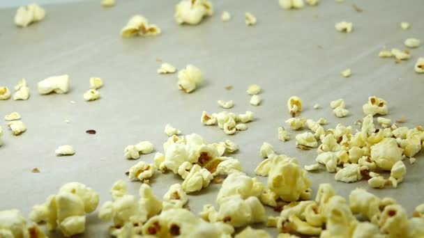 Popcorn Tossed Shot High Speed Camera 1080P Slow Motion — Stock video