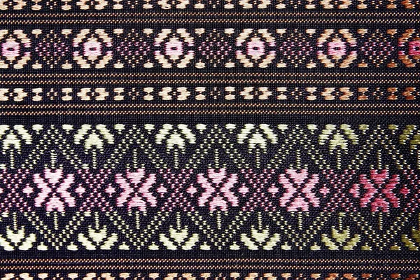 Mehr Als Jahre Alte Bunte Thailändische Handarbeit Teppichoberfläche Peruanischen Stil — Stockfoto