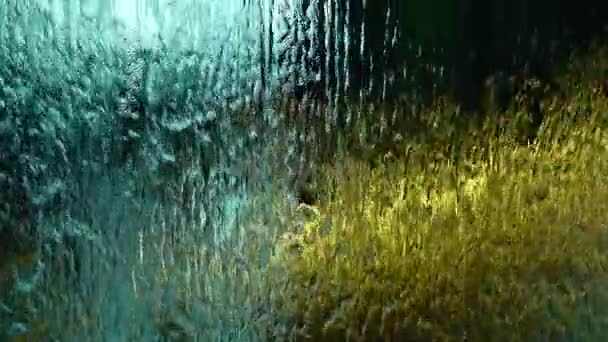 1080P 250Fps Supper Slow Water Curtain Close Abstract Background — Stock Video