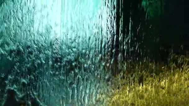 1080P 250Fps Avondmaal Langzaam Water Gordijn Close Abstract Achtergrond — Stockvideo