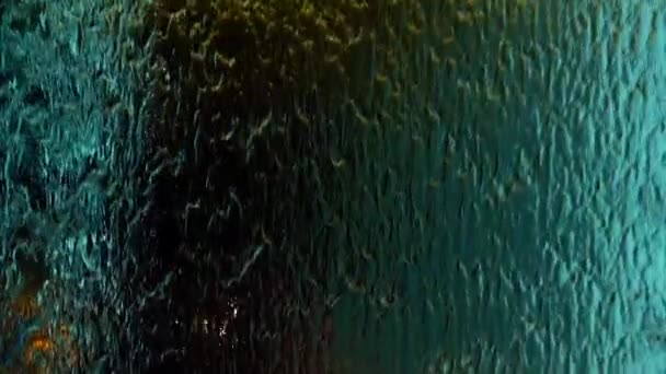 1080P 250Fps Avondmaal Langzaam Water Gordijn Close Abstract Achtergrond — Stockvideo