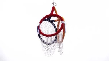 HD 1080p süper yavaş 250 fps Tayland basketbol sahasından geçti 
