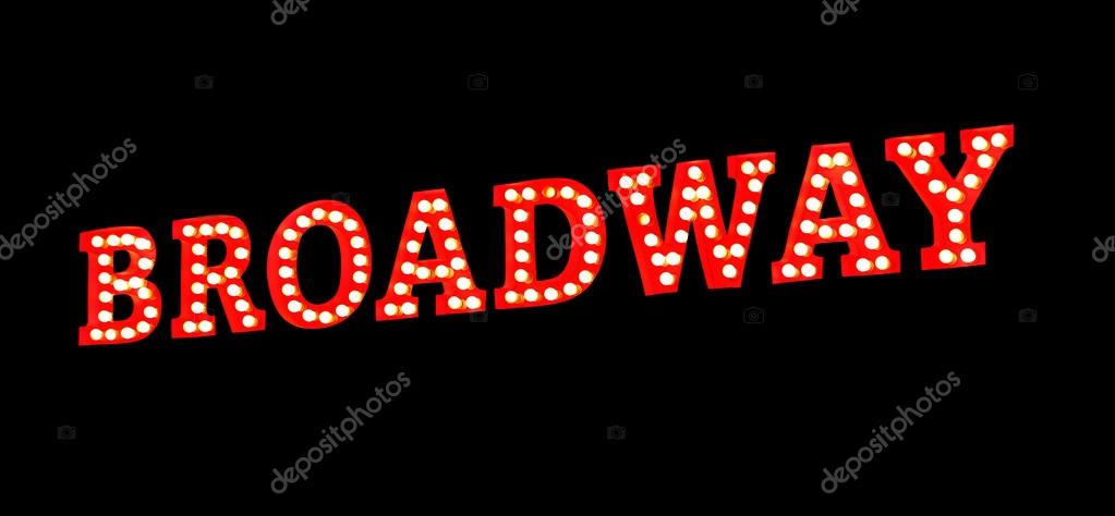 Broadway Lights Sign —