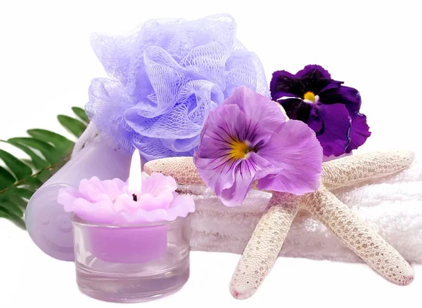 Articles de spa Violet — Photo