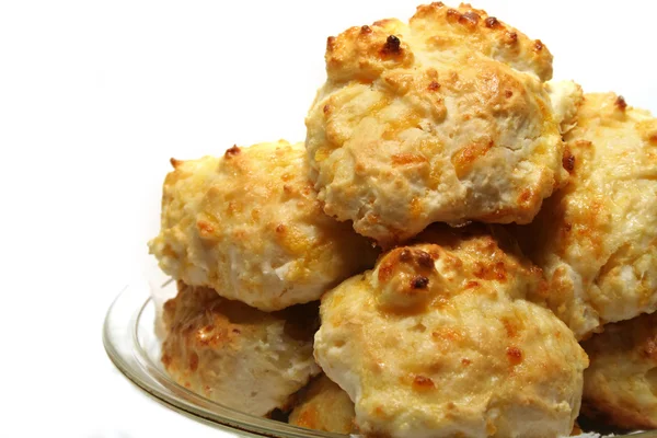 Biscoitos de queijo Cheddar — Fotografia de Stock