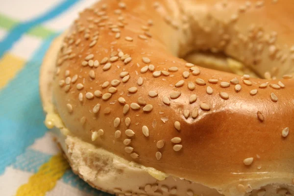 Sesam bagel — Stockfoto