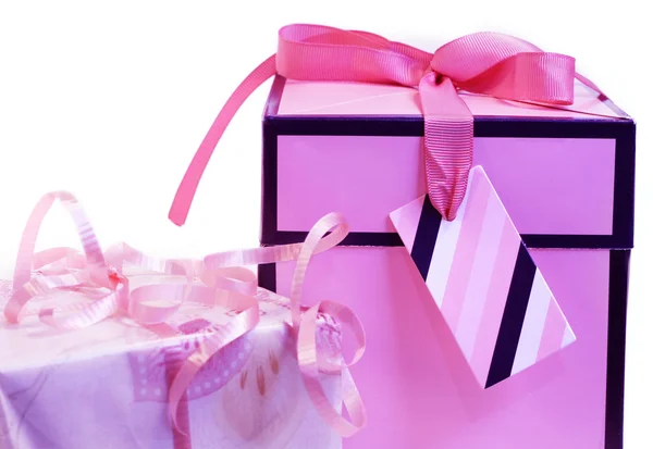 Roze geschenken — Stockfoto