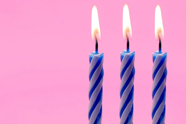 Candele di compleanno — Foto Stock