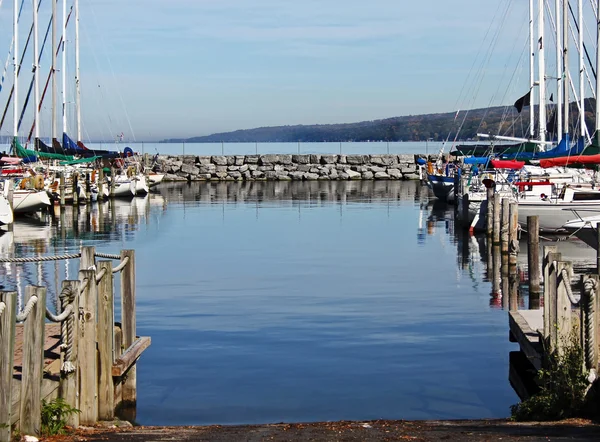 Porto do lago — Fotografia de Stock