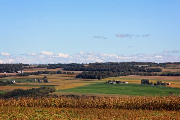 Landsbygdens jordbruksmark — Stockfoto