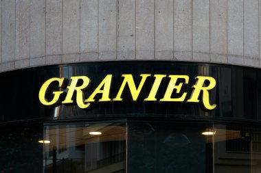 VALENCIA, İspanya - 20 ARALIK 2021 Granier, İspanyol fırın zinciri.