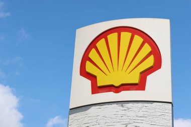 VALENCIA, İspanya - 13 Ocak 2022 BP British Petroleum, İngiltere merkezli çok uluslu bir petrol ve gaz şirketidir.
