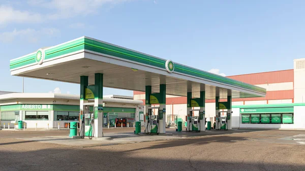 Valencia Espanha Janeiro 2022 British Petroleum Uma Multinacional Britânica Petróleo Imagens Royalty-Free