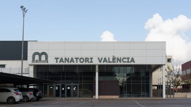 VALENCIA, İSPA - 13 Ocak 2022: Memora Cenaze Evi insanların merhum sevdiklerini ziyaret edebilecekleri yer