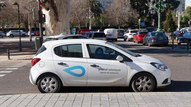 VALENCIA, İSPA - Şubat 02, 2022: Küresel Omniyum Entegre Su döngüsü üzerine uzmanlaşmış bir şirkettir.