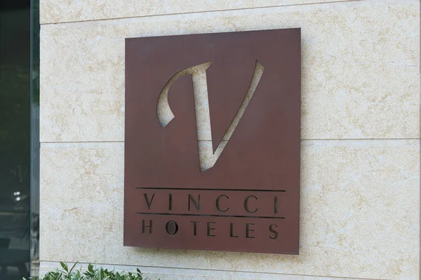 VALENCIA, İSPA - Mayıs 05, 2022: Vincci Hotels, İspanyol otel zinciri.