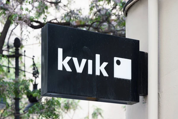 Valencia Spain May 2022 Kvik Danish Company Specializing Modern Kitchens — Stockfoto