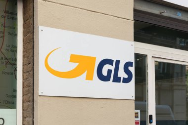 VALENCIA, SPAIN - MAY 17, 2022: GLS is a British-owned logistics company based in Amsterdam, Netherlands