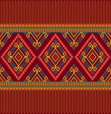 Simetri Rodos Geometrik Giysi veya Giysi için Bohemya Biçimi, Nakış, Kumaş, Paket Tasarımı