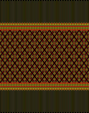 Simetri Rodos Geometrik Giysi veya Giysi için Bohemya Biçimi, Nakış, Kumaş, Paket Tasarımı