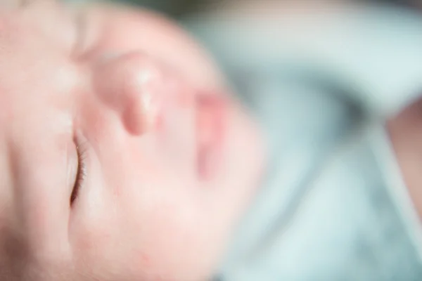 Cute newborn baby serie on grey — Stock Photo, Image