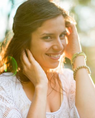 karışık ırk kadın duygu özgürlük Pzr mercek parlaması