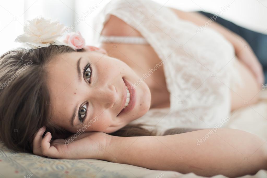 Natural light portrait of an attractive woman