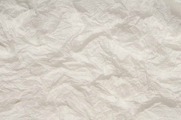 Λευκό φόντο είναι έξω από το τσαλακωμένο χαρτί. — Φωτογραφία Αρχείου