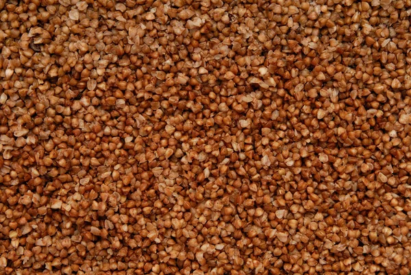 A texture background is out of boiled buckwheat. — Stock Photo, Image