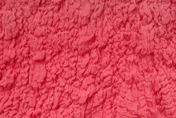 Textural pink fabric — Stock Photo, Image