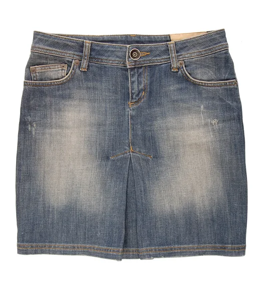 Jean mini skirt — Stock Photo, Image