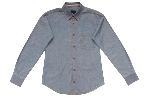 Camicia blu denim — Foto Stock