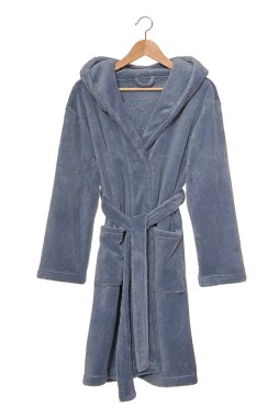 Blue bathrobe clipart