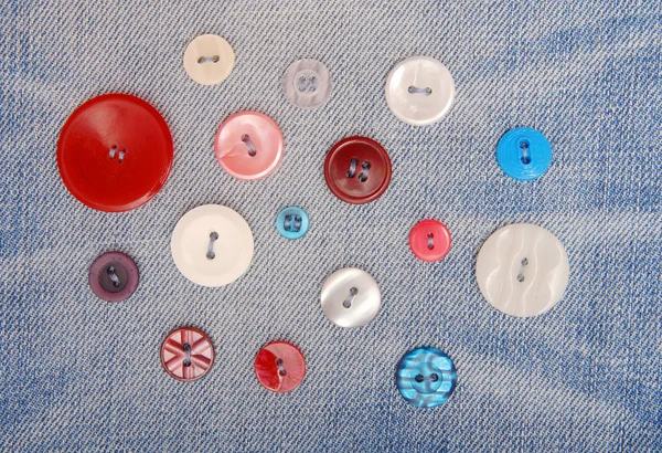 Variegated buttons. — Stock Photo, Image