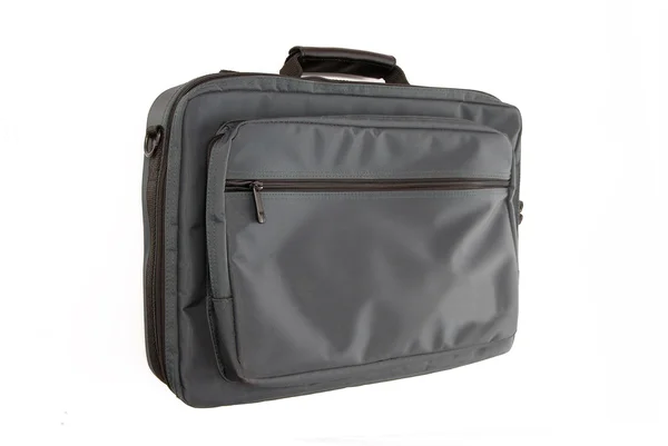 Textile briefcase for laptop — Stock Photo, Image
