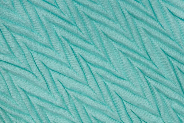 Turquoise drapery textile — Stock Photo, Image