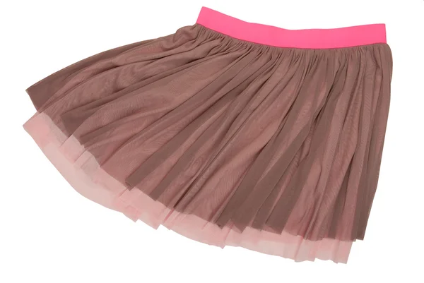 Pleated caprone skirt — Stock Photo, Image