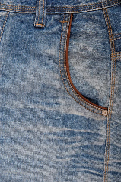 Pocket of jeans — Stock Photo, Image