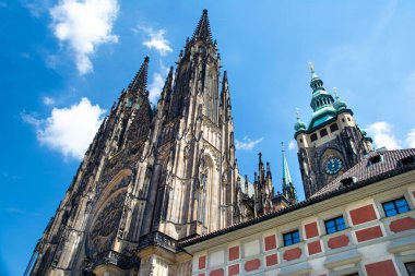 Düşük Açılı St. Vitus Katedrali, Prag, Çek Cumhuriyeti