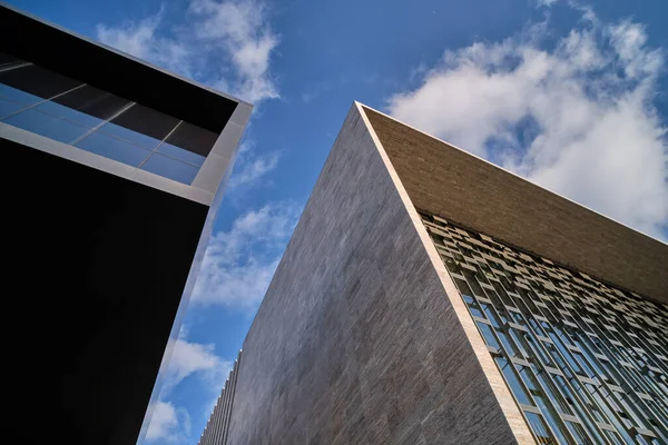 Low Angle Architectural Shot Ataturk Cultural Center Ataturk Kultur Merkezi — Foto de Stock