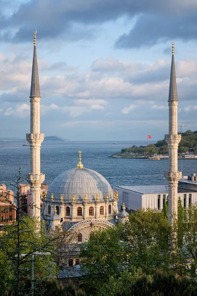 Exteriér Shot Nusretiye Mešita Istanbul Turecko — Stock fotografie