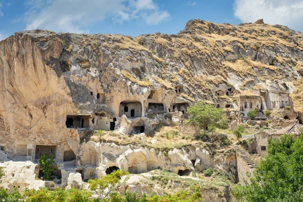 Rock Carved Houses Urgup Cappadocia Nevsehir Turkey — Stock Photo, Image