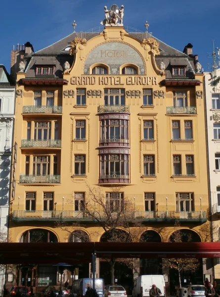 Grand Hotel Europa w Pradze — Zdjęcie stockowe