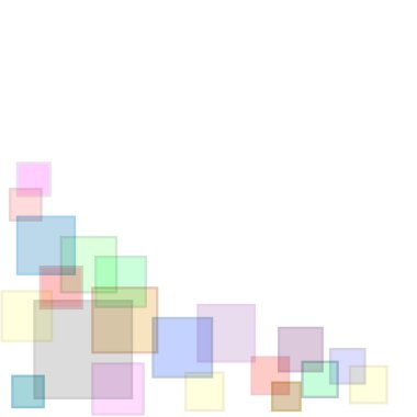 renkli kutular arka plan veya cd kapağı