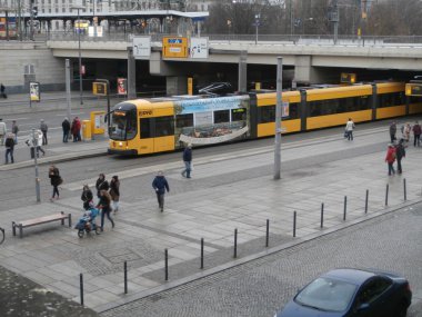 tramvay Dresden, Almanya (2013-12-07)