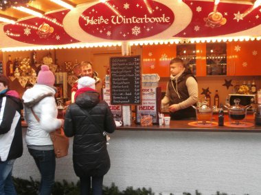 Dresden Noel piyasasında altmarkt, Almanya (2013-12-07)