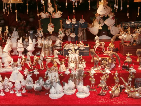 Dresden Noel piyasasında altmarkt, Almanya (2013-12-07) — Stok fotoğraf
