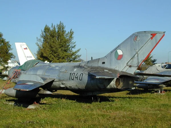 Aircraft museum in Kunovice, Czech Republic (1999-10-02) — Stock Photo, Image