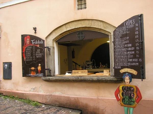 Small shops, Prague, Czech Republic (2013-06-03) — Stock Photo, Image